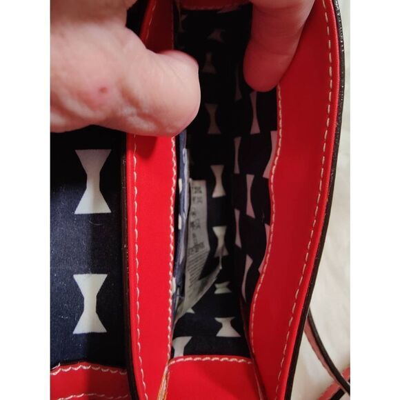 Kate Spade New York Gap Kids Red Leather Satchel Crossbody - Picture 11 of 14